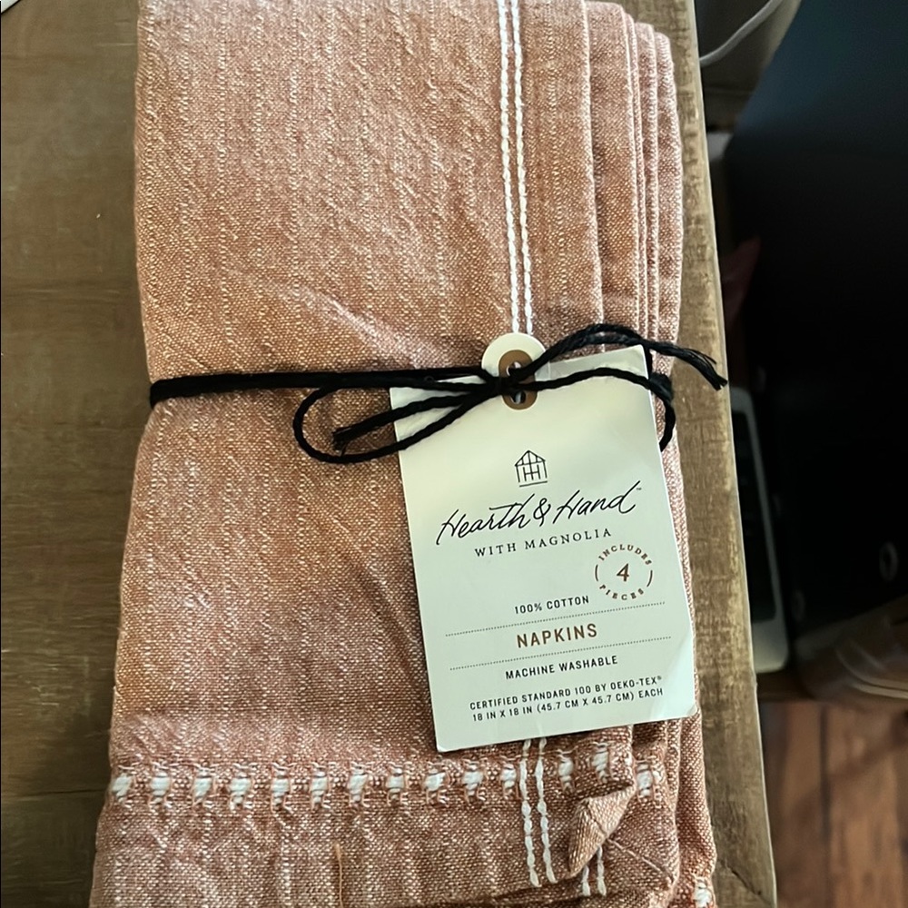 Hearth & Hand Brown/Rust Napkins
